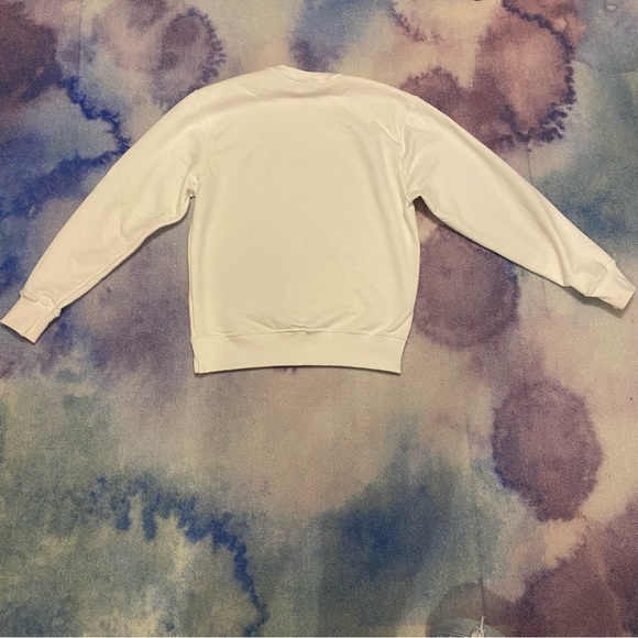 Women’s Retro White Champion Crewneck Sweatshirt Size S - Picture 4 of 4